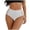 White, variant on ibuvkizy Women Brief Panties Mid Waist Solid Color Fashion Stretch Daily Underwear,L