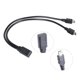 thumbnail image 2 of USB C Female to Double Mini USB 5Pin Male Splitter Extension Charging Cable for Electronics Power Supply Accessories, 2 of 4
