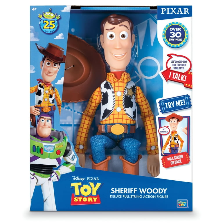 Disney Pixar Toy Story Sheriff Woody Deluxe Pull-string Action
