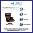 thumbnail image 3 of Pemberly Row High Back Upholstered Executive Office Chair in Black, 3 of 6