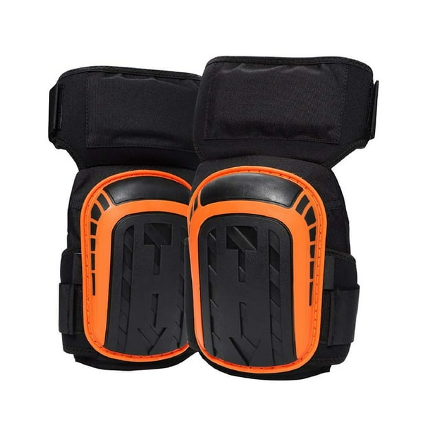 Rodilleras profesionales para el trabajo con resistente cojín de gel y correa ajustable antideslizante - Perfectas para los trabajos de construcción, el jardín, la limpieza del suelo