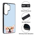 thumbnail image 2 of WIRESTER Shockproof Soft Rubber Cover Case for Samsung Galaxy S26 Ultra 6.9" 2026, Animal Red Pembroke Welsh Corgi Dog On Light Blue Background, 2 of 5