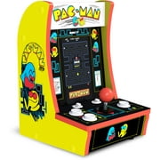 Arcade1Up Pac-Man Countercade - 3 Classic Games, Retro Game Console for Home, Portable Console with 7-Inch Screen, Table-top Video Game for Game Room
