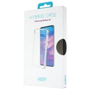 Key Hybrid Hard Case for Samsung Galaxy S10 Smartphones - Clear