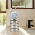 thumbnail image 4 of Unique Bargains 1 Pc Women Portable Toothbrush Holder for Bathroom Titanium Tone, 4 of 5