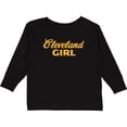 thumbnail image 3 of Inktastic Cleveland Girl gold Boys or Girls Long Sleeve Toddler T-Shirt, 3 of 5