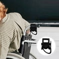 thumbnail image 1 of OULII 2pcs Walking Cane Holder Plastic Black Durable for Elderly Daily Use, 1 of 8