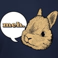 thumbnail image 3 of CafePress - Rabbit Meh Women's Classic T Shirt - Women's Traditional Fit Dark T-Shirt, 3 of 4