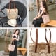 thumbnail image 4 of BRIGHTFUFU 1 elegante bolso de hombro de encaje con bordado a juego, bolso de compras, 4 of 7