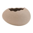 thumbnail image 1 of Miangastore Eggshell Shaped Bowl Dessert Snack Bowl Eggshell Ceramic Hydroponic Flower Vase, 1 of 9