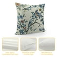 thumbnail image 4 of PHYHOO Spring Floral Birds Pillow Covers for Flowers Decor Throw Pillows Blue and White Plant Outdoor Decorative Cushion Cases for Couch Bed Decorations, 4 of 5
