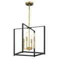 thumbnail image 2 of Minka Lavery 1464 Colwick 4 Light 14" Wide Taper Candle Pendant - Coal Black / Signature, 2 of 2
