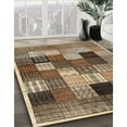 thumbnail image 3 of Ahgly Company Machine Washable Indoor Rectangle Contemporary Sepia Brown Area Rugs, 2' x 3', 3 of 7