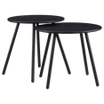 thumbnail image 1 of Bouclair Set of 2 Outdoor Black Metal Tables, 1 of 3