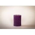 thumbnail image 3 of BeeTheLight Beeswax Pillar Candle - 100% Pure Bees Wax - Choose Your Size and Color - Up To 72 Hour Burn Time - Fits 3x4 Holder - Unscented - Natural Light Honey Scent (Cosmic Purple, Medium), 3 of 6
