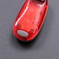 thumbnail image 2 of EeaseMX luces de seguridad LED de 3 LED, multifuncionales, con clip, estroboscópicas, para correr de noche, andar en bicicleta (rojas), 2 of 8