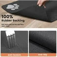 thumbnail image 6 of S（little kitten ）、M、L bsorbent Pet Feeding Mat, Waterproof Placemat for Dog & Cat Food & Water Bowls, Quick-Dry Rubber Backing, 6 of 10