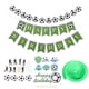 thumbnail image 1 of EeaseMX 1 juego de adornos con temática de fútbol, decoraciones para fiestas de cumpleaños, pancarta de pared de fútbol, 1 of 8