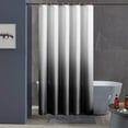 thumbnail image 1 of Waterproof Gradient Polyester Shower Curtain with Stainless Steel Eyelets – 70x70in Bathroom Curtain for Humidity Control and Easy Care, 1 of 7