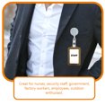 thumbnail image 4 of 2Pcs Retractable Badge Buckle Portable Badges Reel Marble Pattern Badge Reel ID Card Holder, 4 of 6