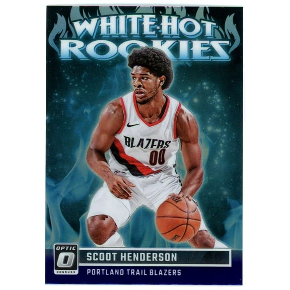 NBA 2023-24 Panini Donruss Optic Silver White Hot Rookies Scoot Henderson #15 (Rookie)