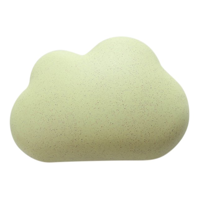 Caja desodorizante en forma de nube Caja desodorizante de carbón de bambú Armario para refrigerador (verde)