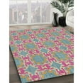thumbnail image 3 of Ahgly Company Machine Washable Indoor Rectangle Transitional Raspberry Purple Area Rugs, 5' x 8', 3 of 7