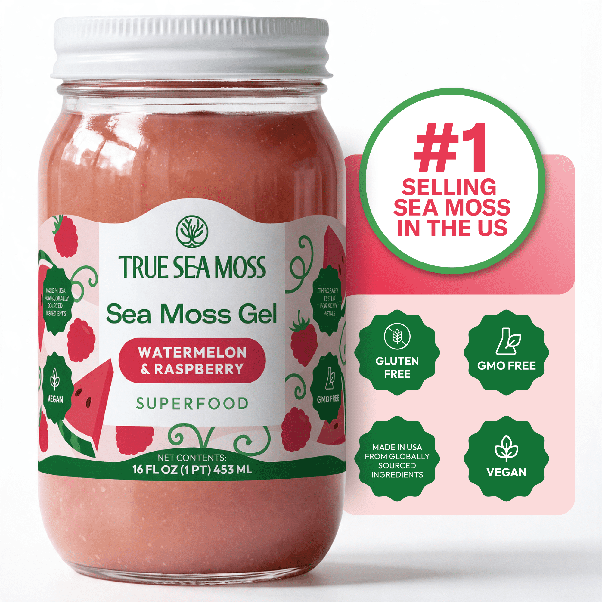 【新品未開封】osmyss オスミス マーメイドジェル ２個セット True Sea Moss Wildcrafted Irish Sea Moss Gel Supplement with