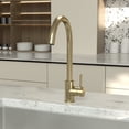 thumbnail image 3 of Logmey Kitchen Faucet 360° Rotation Single Handle Gold Kitchen Sink Faucet, 3 of 6