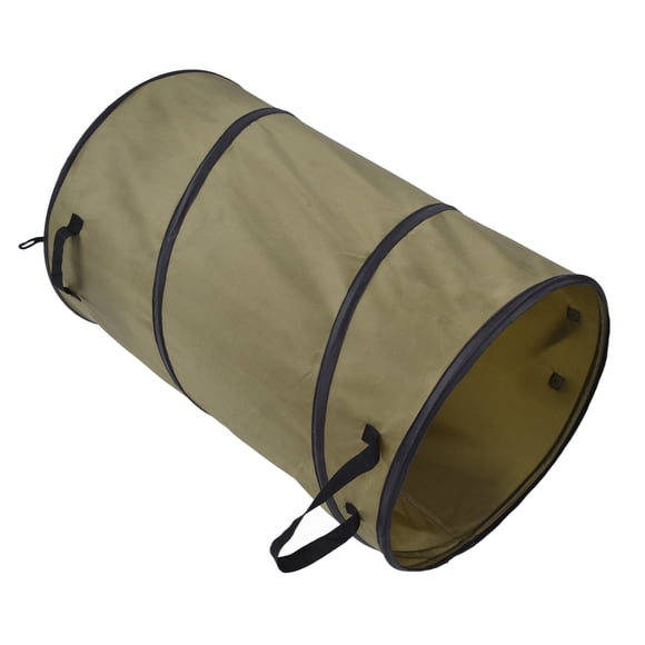 Collapsible Trash Can, 30 Gallon Reusable Yard Waste And Trash Collector, Lawn And Leaf Waste Bag Recycling Bin, Portable Travel Garbage Container For Camping, Outdoor BBQs, Or