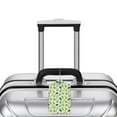 thumbnail image 5 of Disketp 4 Pcs Luggage Tag For Suitcase,Cartoon Fruit Leather Baggage Tag With Stainless Steel Loop Privacy Cover For Women Men Girls, 5 of 5