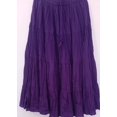 thumbnail image 3 of Sunzeyvora Women’s Cotton Tiered Maxi Skirt – Long Flowy Boho Skirt with Elastic Waist - Without Pockets, 3 of 4