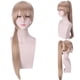 thumbnail image 1 of Peluca de cosplay sintética, larga y rubia, 80 cm, para adultos, 1 of 1