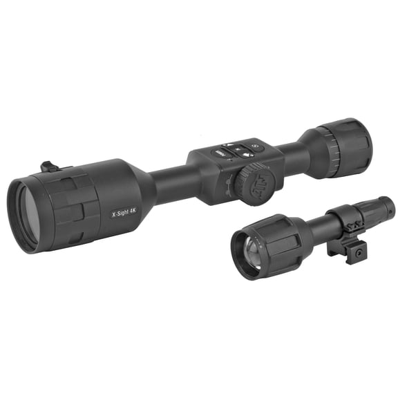 ATN X-Sight 4K Pro 3-14x Smart Day/Night Rifle Scope - with Full HD Video, 18 hrs Battery, Ballistic Calculator, Rangefinder, WiFi, E-Compass, Barometer, IOS & Android Apps