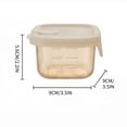 thumbnail image 3 of CQCYD Silicone Food Storage Container, BPA-Free Freezer Fridge Safe, Microwave Dishwasher Friendly, Stackable Silicone Food Storage Container for Meal Prep Leftover and Kitchen Organization, 3 of 6