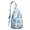 Sky-blue, variant on Boho Seahorse Hiking Backpack – Tropical Coastal Sling Daypack with Watercolor Marine Life Design, Lightweight Waterproof Travel Bag for Beach, Hiking, and Outdoor Adventures