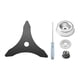 thumbnail image 1 of Cortadora de césped eléctrica, hojas de , herramienta rotativa, hojas de triangulares profesionales, desbrozadora, accesorios de corte, 1 of 8