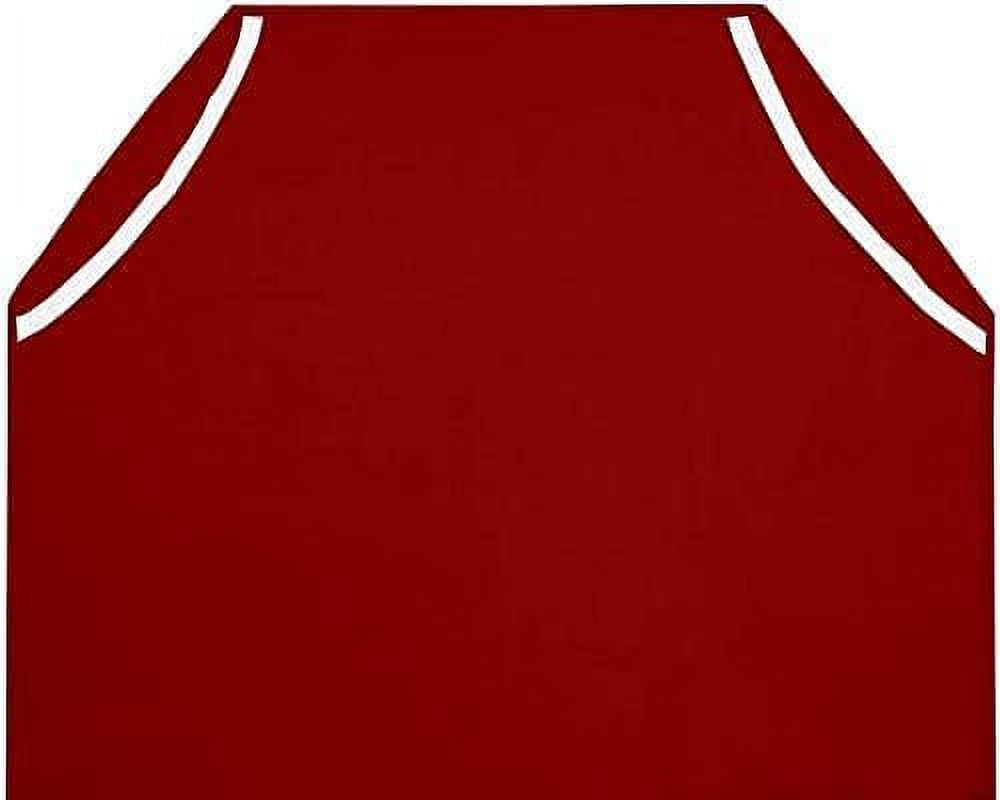 Easy Bedding 100% Microfiber Preschool/Daycare Cot Sheets,Toddler Fitted with 4 Elastic Corners Loops - Pack of 30 - Burgundy Solid (22" W X 40" L)