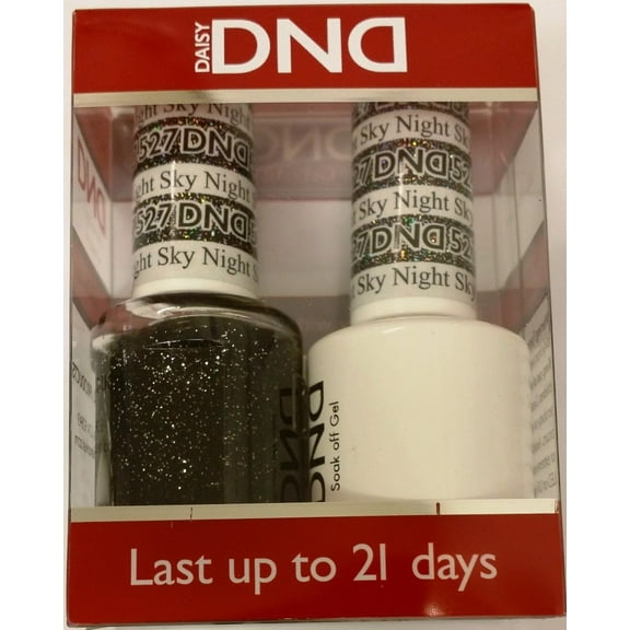 DND Nail Polish Gel & Matching Lacquer Set (527 - Night Sky)
