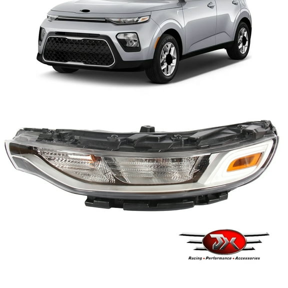 JX RACING Front Halogen Daytime Running Light Left Driver Side For Kia Soul 2020-2022 Front Headlight DRL Lamp LH