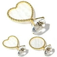 thumbnail image 2 of Nail Mixing Tray Mini Heart Round Shaped Manicure Palette Nail Painting Plate, 2 of 10