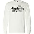 thumbnail image 3 of Inktastic From Nashville, Tennessee- State Capital Distressed Text Long Sleeve T-Shirt, 3 of 5