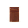 thumbnail image 6 of Aaron Leather Goods Leather Magnetic Wallets for Men Minimalist RFID Blocking Pecan Brown, 6 of 6
