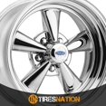 thumbnail image 4 of 17x9 Cragar 61C S/S Chrome 2-Piece Composite Wheel 5x4.5 (13mm), 4 of 5