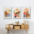 thumbnail image 6 of Paper Scene I - Framed Premium Gallery Wrapped Canvas L Frame 3 Piece Set - Ready to Hang, 6 of 9