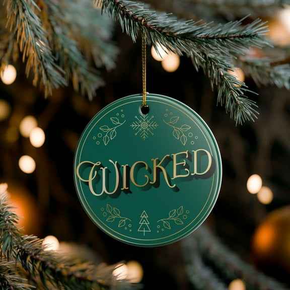 Wicked Ornament: For Good Christmas Ornament Gift, Double Sided