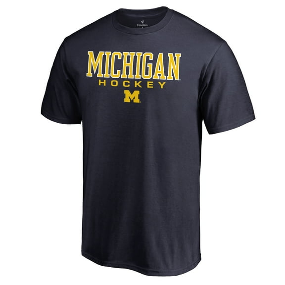 Men's Navy Michigan Wolverines Team Unity Hockey T-Shirt