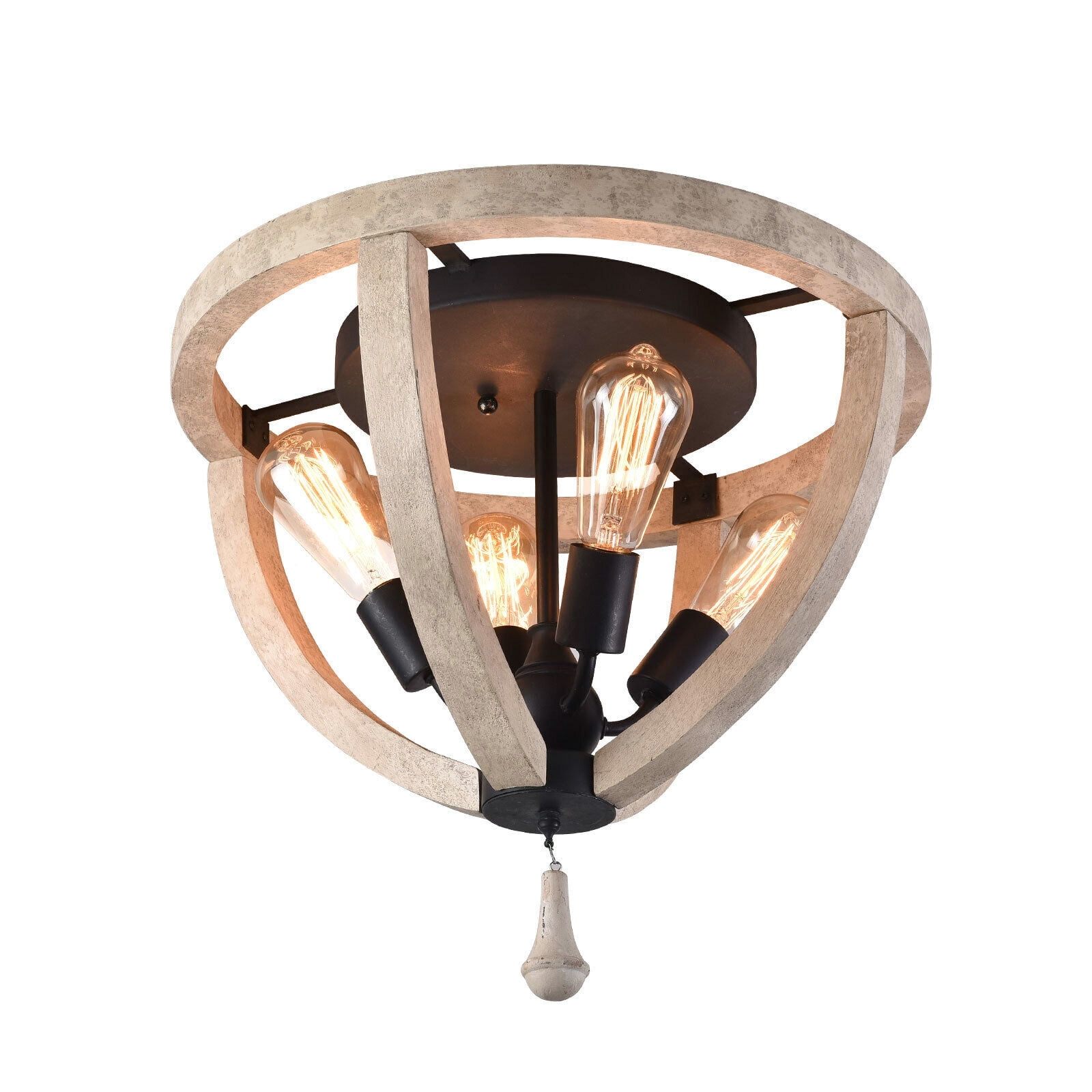 Wood Ceiling Light, Ceiling Light, Ceiling Mount Light Fixture for Bedrooms, Clubs, Craft Rooms, Living Rooms, Dining Rooms