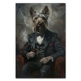 thumbnail image 3 of Hudo Berger Picard Painting Gentleman Style on Canvas, Berger Picard Vintage Costume Style Animals Posters For Home Decorations, Living Room, Bathroom Decor, 3 of 5