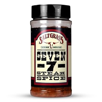 Saltgrass Seven Steak Spice - 12 Oz Bottles, Pack Of 12 | Smoky & Spicy Meat Seasoning By TexJoy